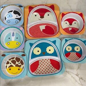 Skip Hop Kids Plates and Bowls